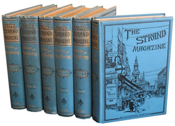 Bound editions of The Strand magazine (The Manhattan Rare Book Company).