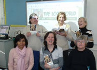 Readers from Poole taking part in the Six Book Challenge by reading The Lost World.