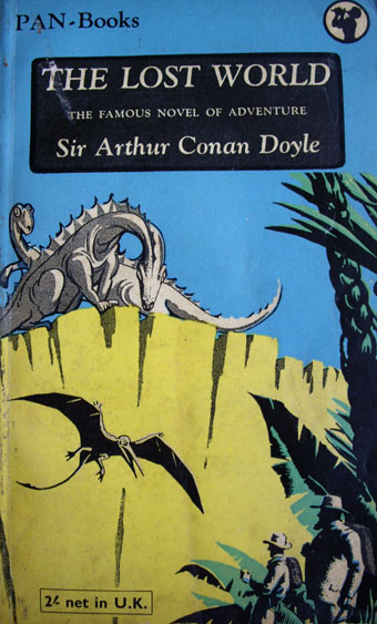 Covers of The Lost World from the 1950s and 1960s (private collection).